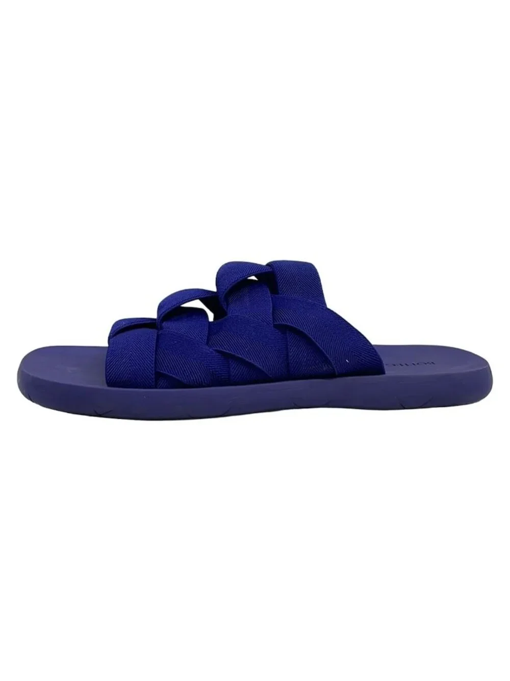 Bottega Veneta Beach Sandals 44 Navy Cotton